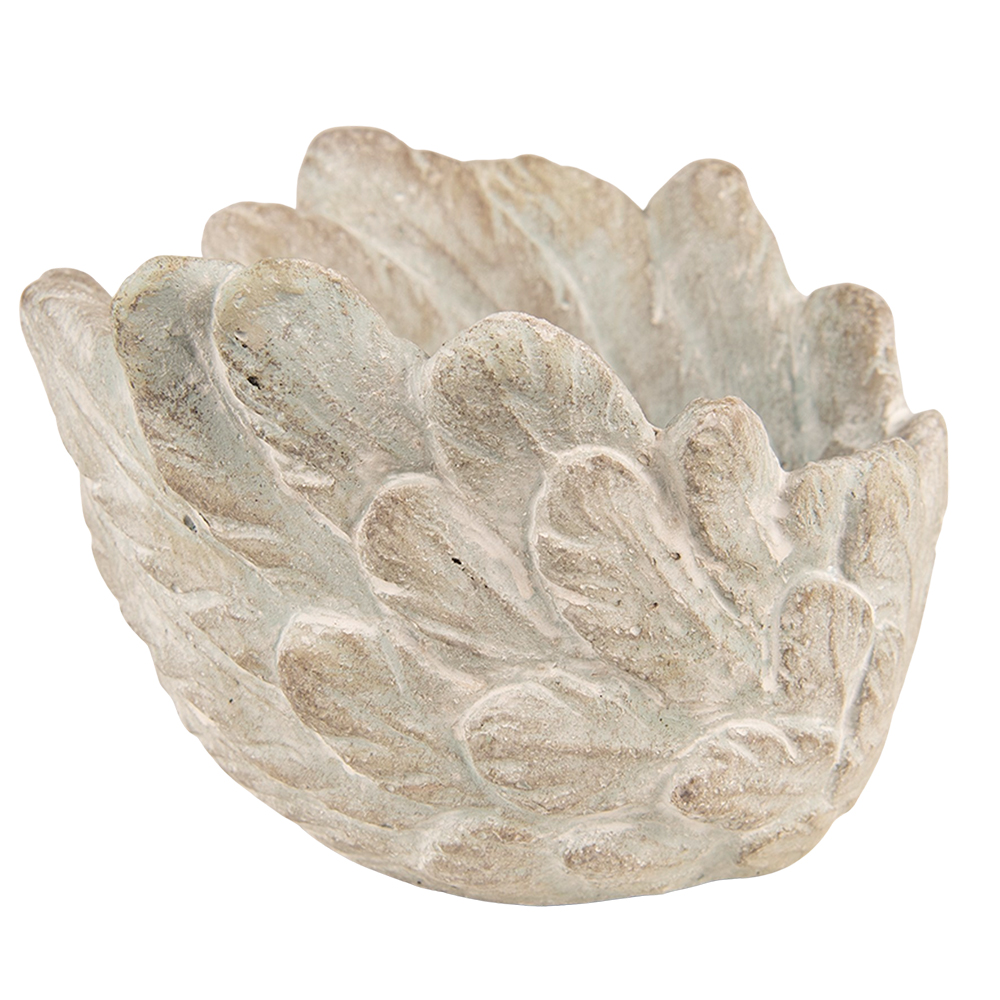 [6TE0435M] Pot de fleurs d'intérieur Gris Ø 20x13 cm