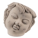 Vaso da fiori Beige, Grigio 23x26x22 cm