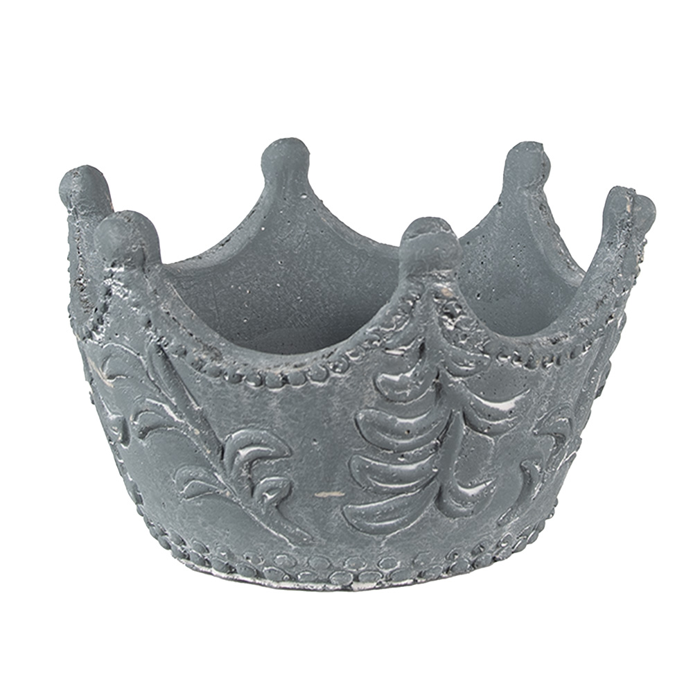 [6TE0481M] Bloempot kroon 18x17x12 cm