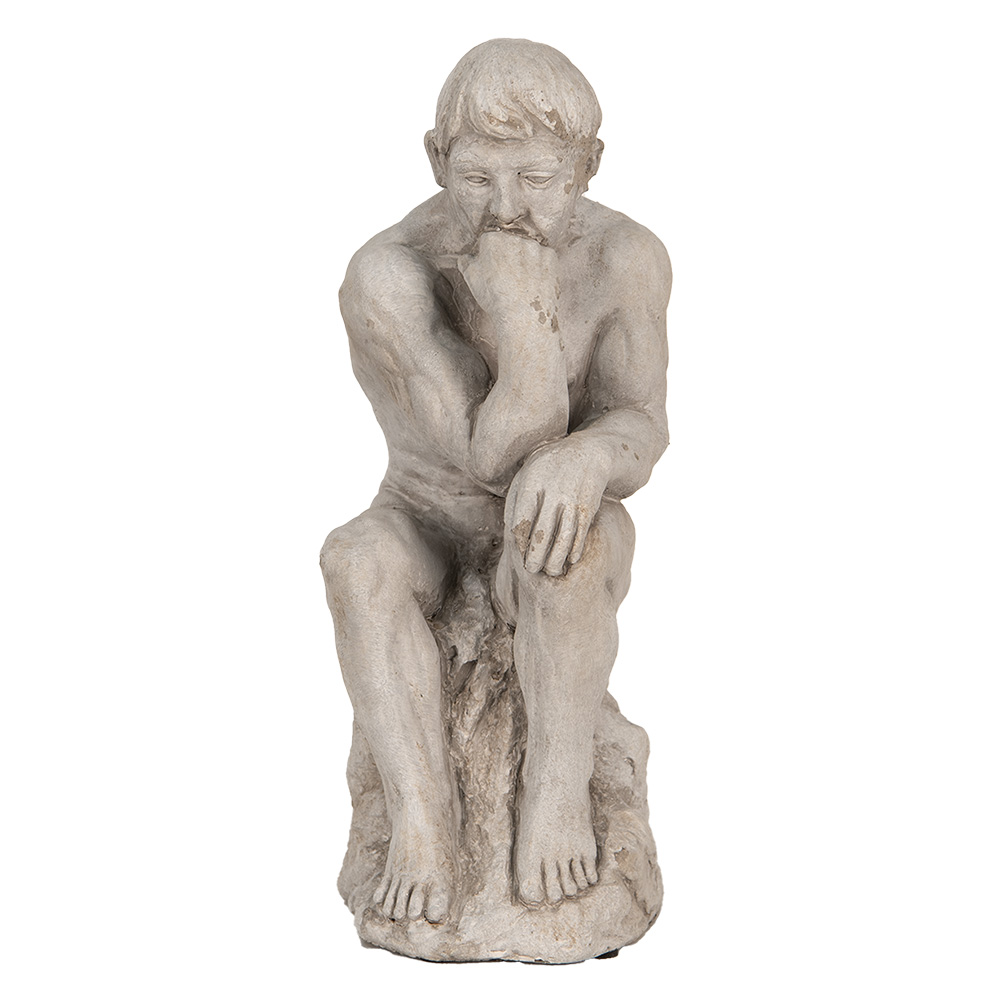 [6TE0493] Decoratie man 16x12x31 cm