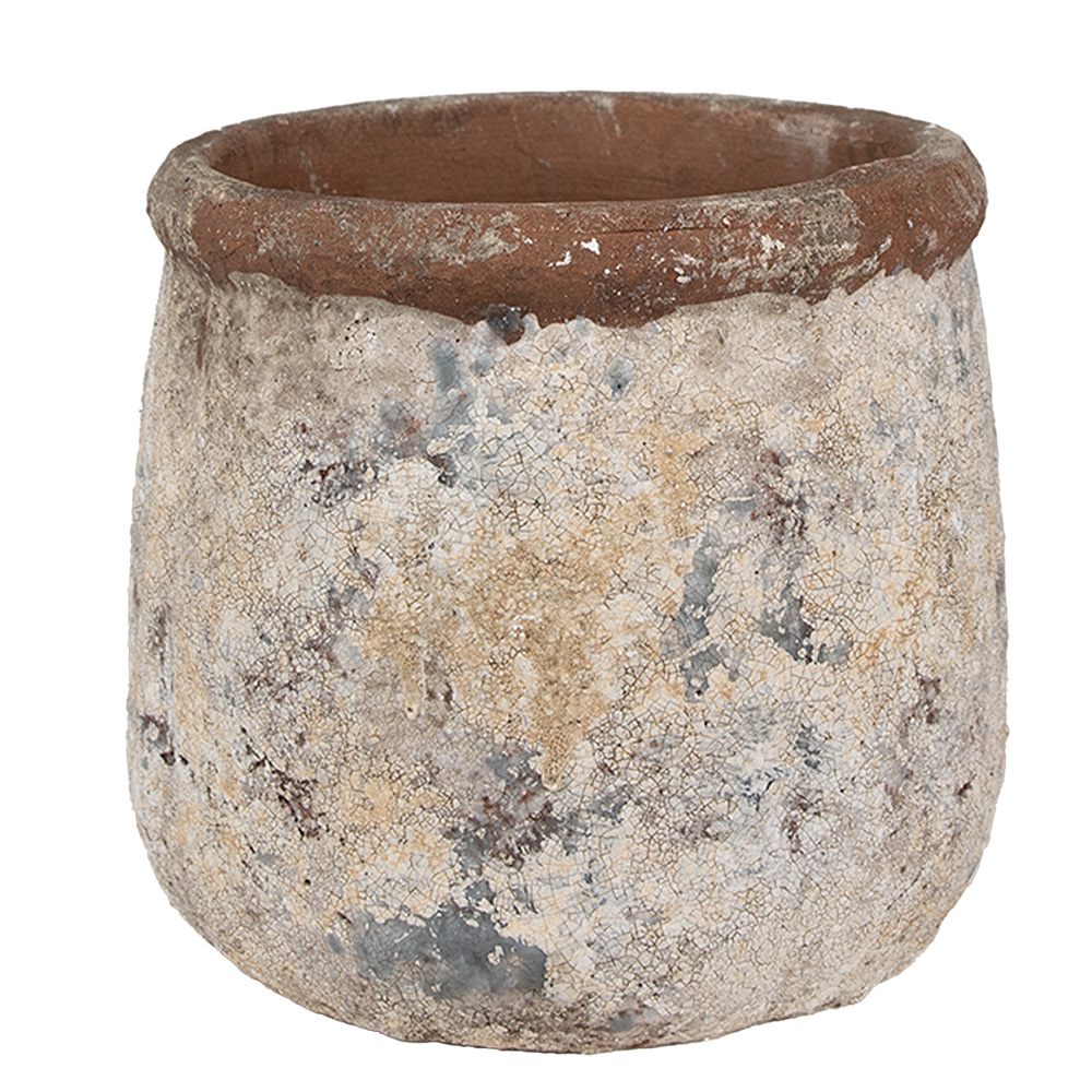[6TE0527L] Flower Pot Inside Beige Ø 18x17 cm
