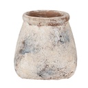 Blumentopf für Innen Beige Grau 18x18x17 cm