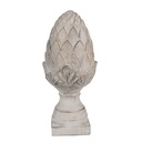 Image de décoration pomme de pin Gris Ø 17x39 cm