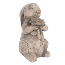 Image de décoration Lapin Gris 10x9x15 cm