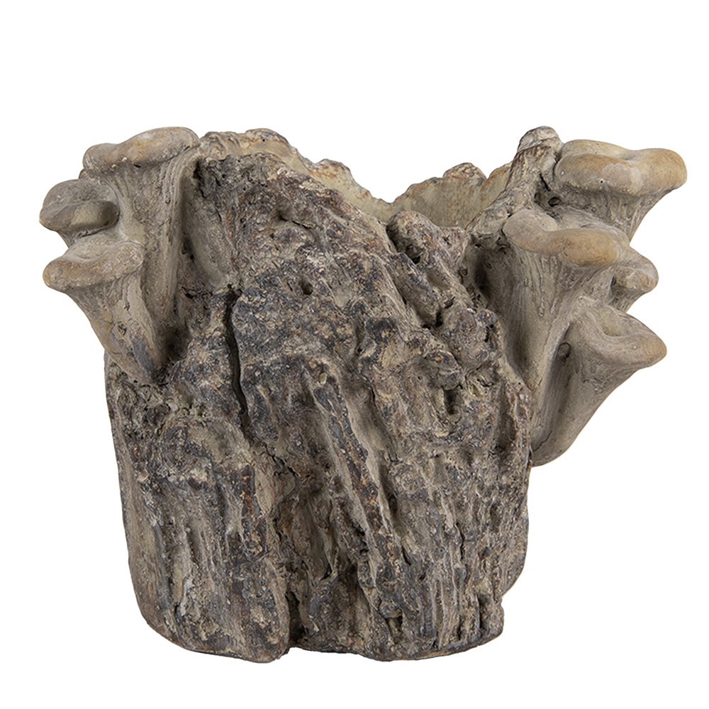 [6TE0577S] Pot de fleurs d'intérieur Marron Beige 19x17x16 cm