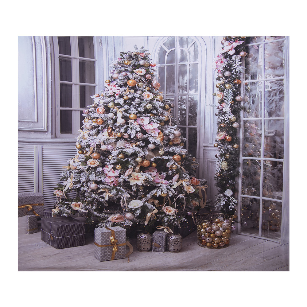 Wandkleed kerstboom 180x1x210 cm