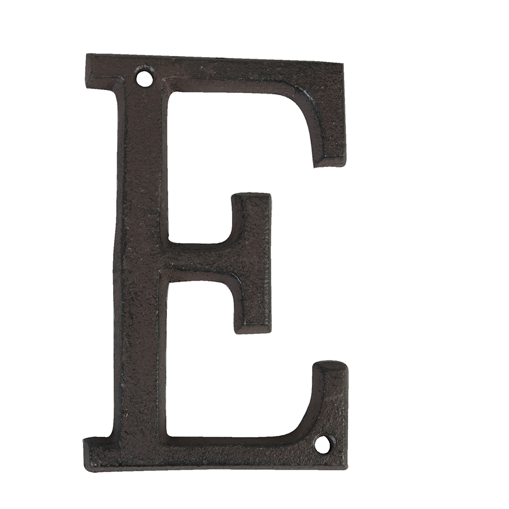 Letter E 8x1x13 cm