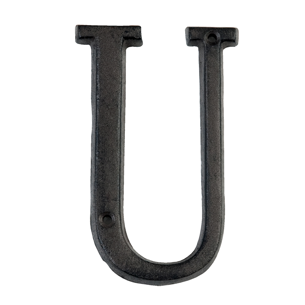 Letter U 8x1x13 cm
