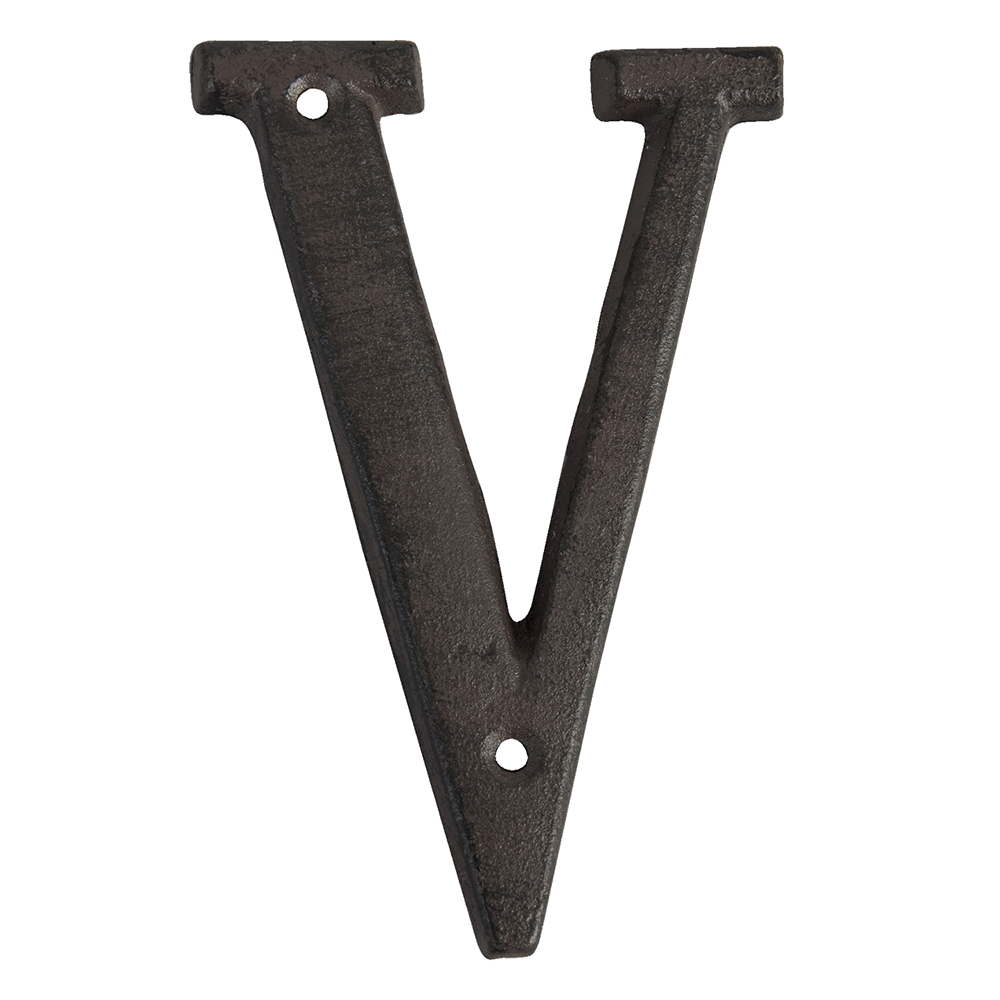 [6Y0840-V] Letter V 8x1x13 cm