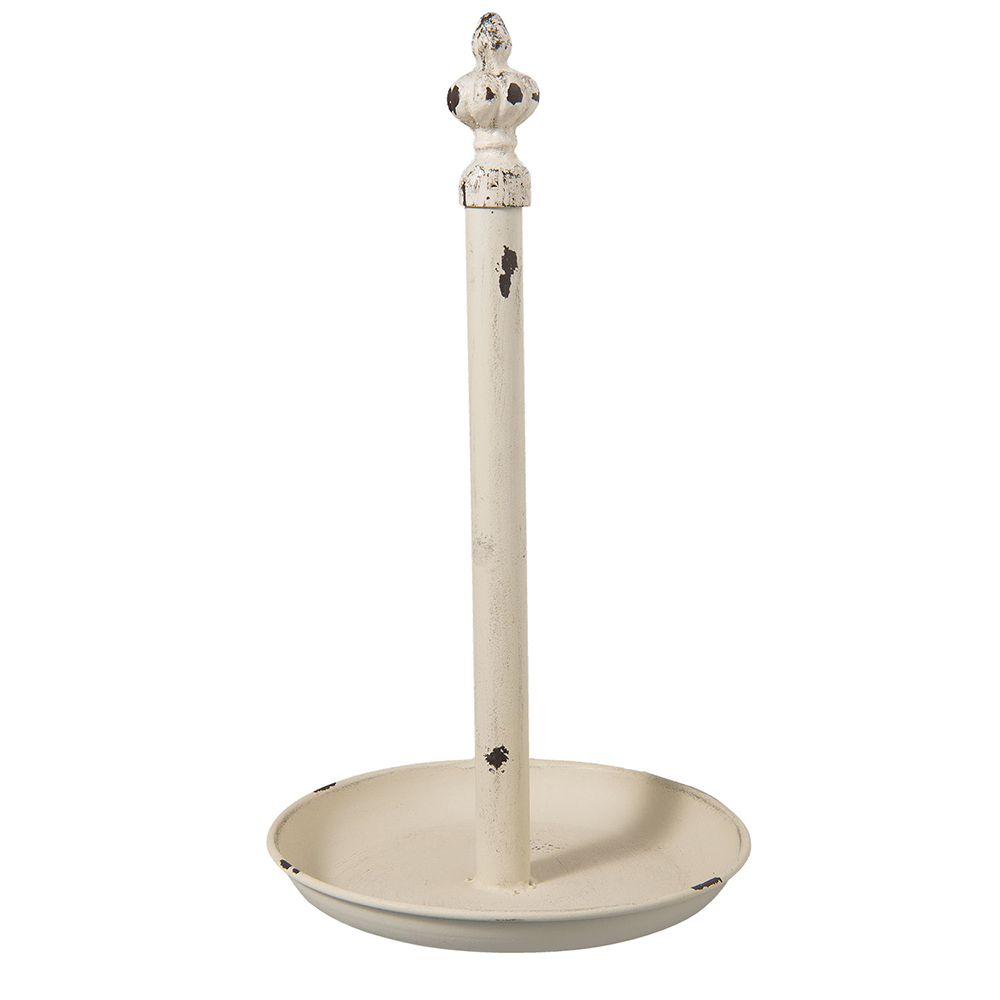 [6Y2465] Kitchen Roll Holder White Ø 20x37 cm