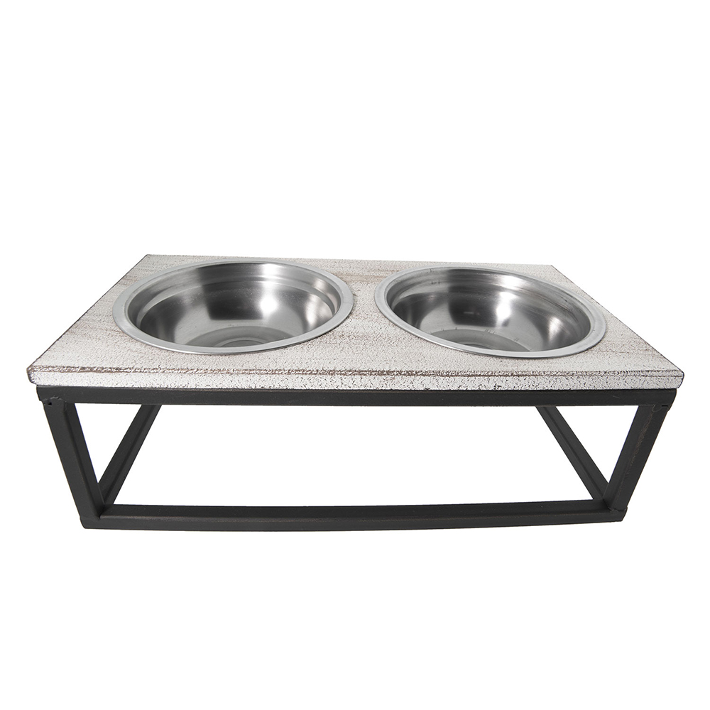 Dieren voerbak 30x15x10 cm / 2x200 ml