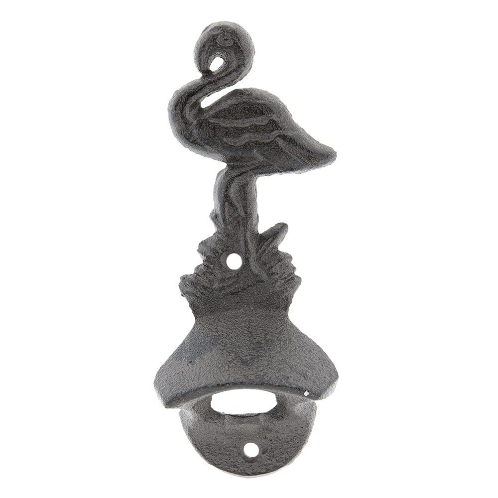 Flessenopener flamingo 7x4x16 cm