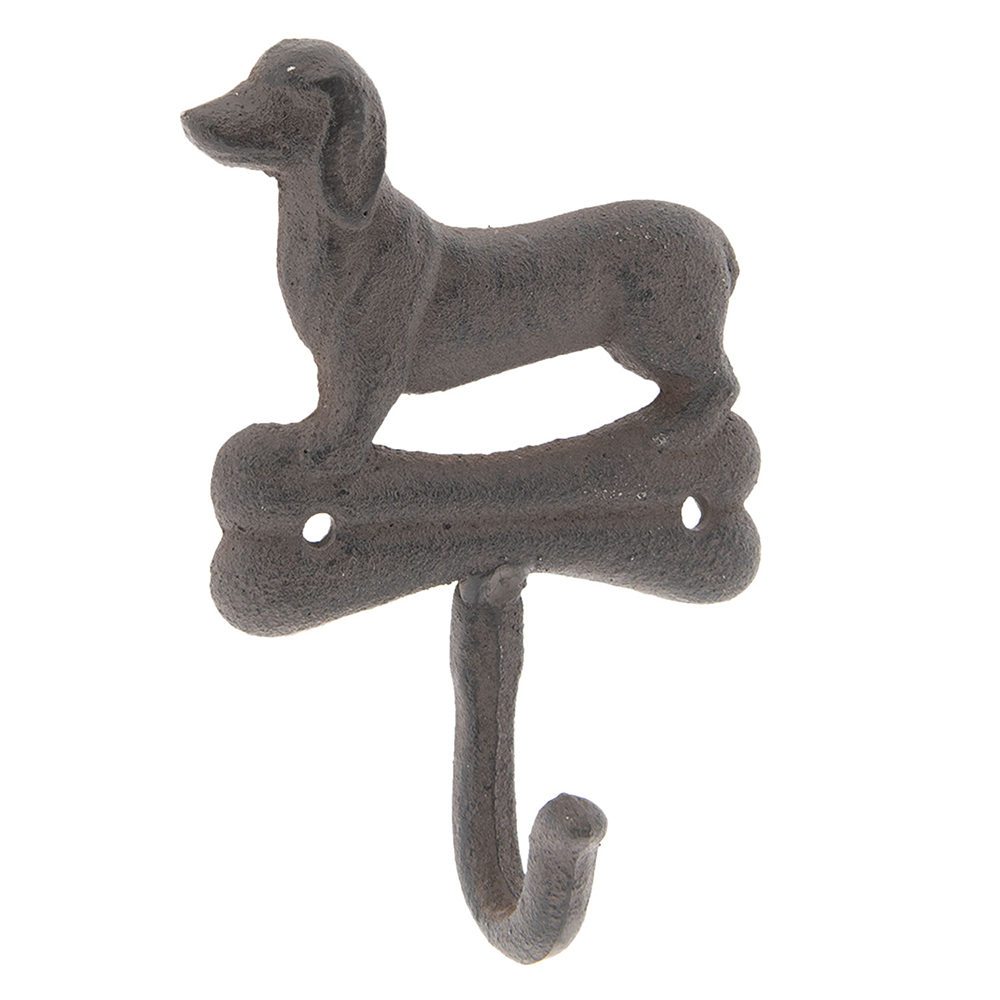 Wandhaak hond 10x4x15 cm