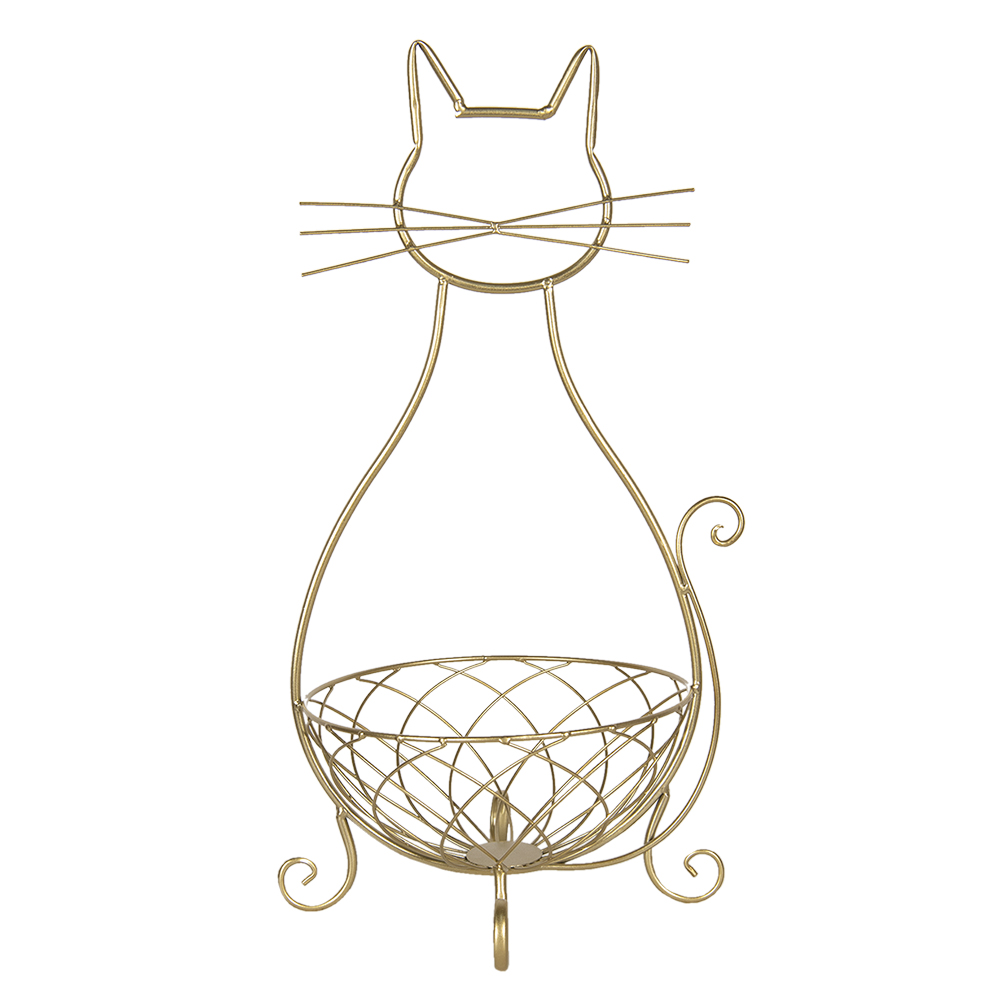 [6Y3182GO] Ijzeren mand kat 31x25x55 cm