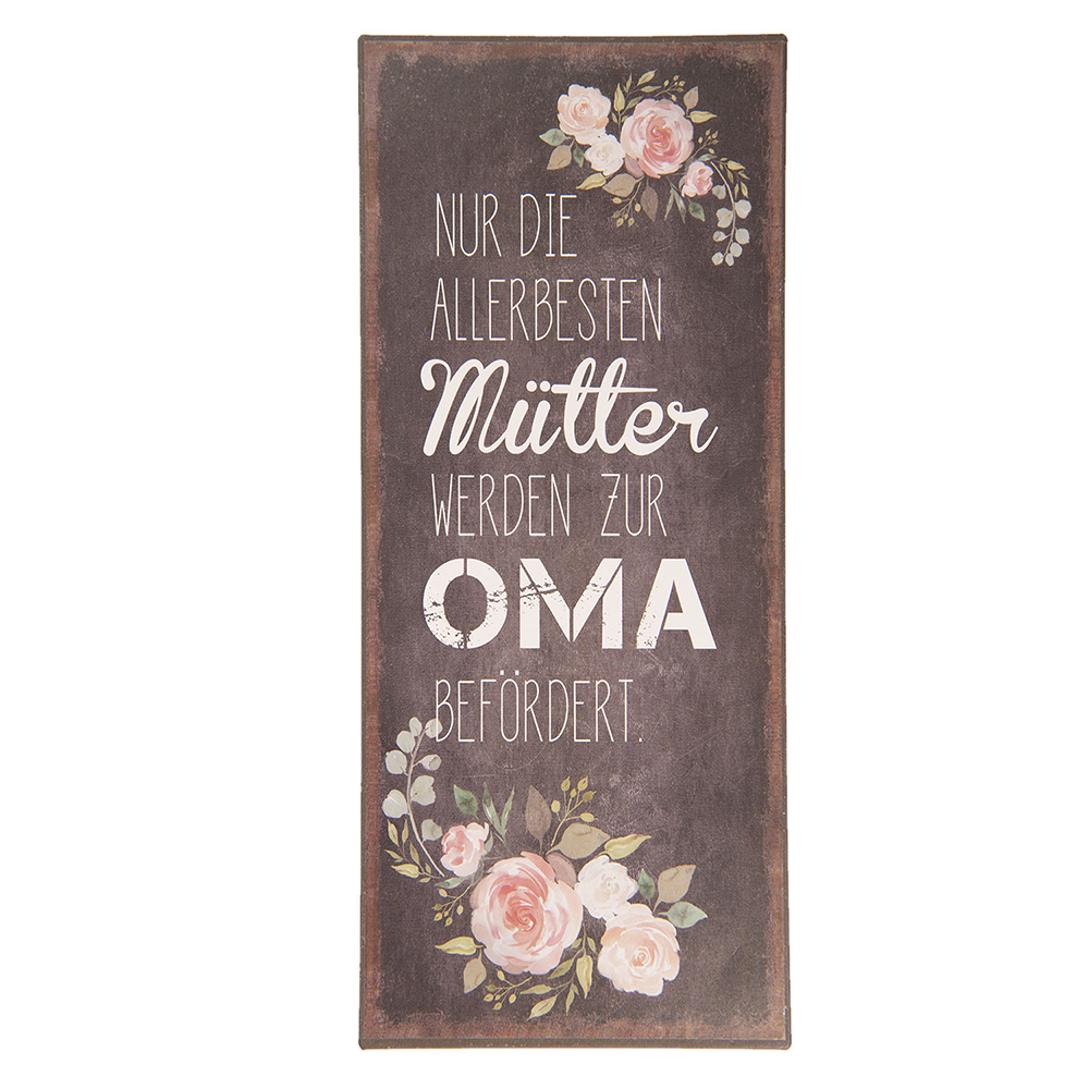 [6Y3640DZ] Tableau de texte Multicouleur 13x1x30 cm