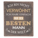 Plaque texte 13x1x15 cm