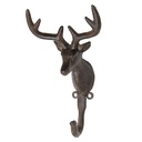 Wall Hook Deer Brown 12x9x21 cm