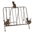 Support pour livre de cuisine Marron 38x25x38 cm