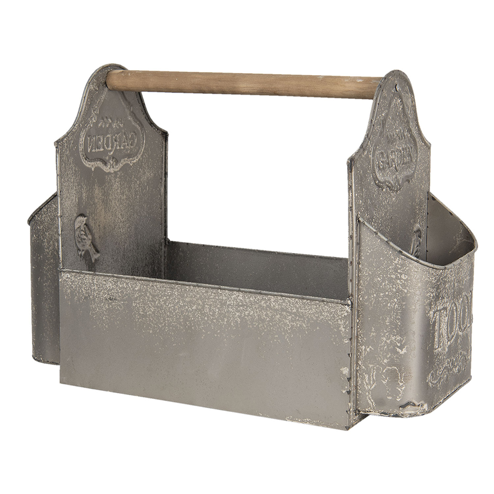 [6Y3924] Decoratie tuingereedschapskist 50x23x35 cm
