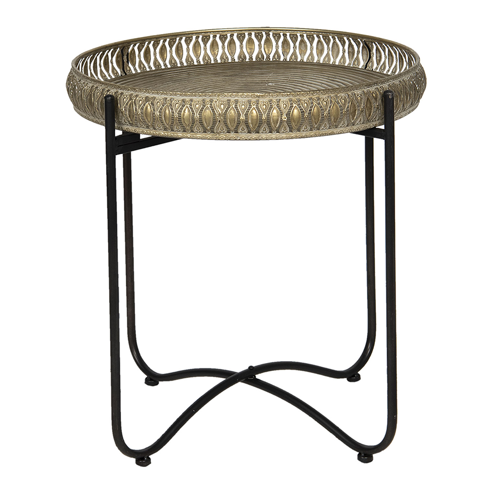 [6Y4031] Bijzettafel Ø 49x57 cm