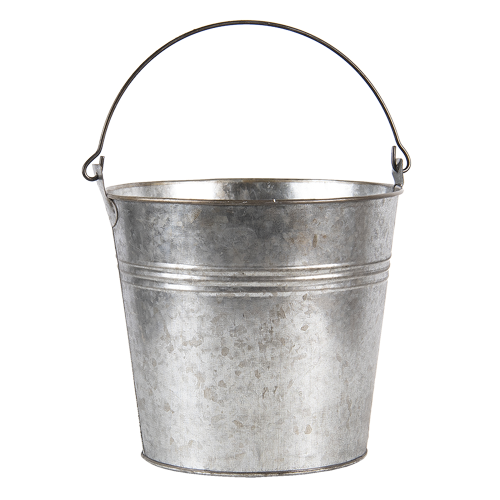 Decoratie emmer Ø 18x16/26 cm