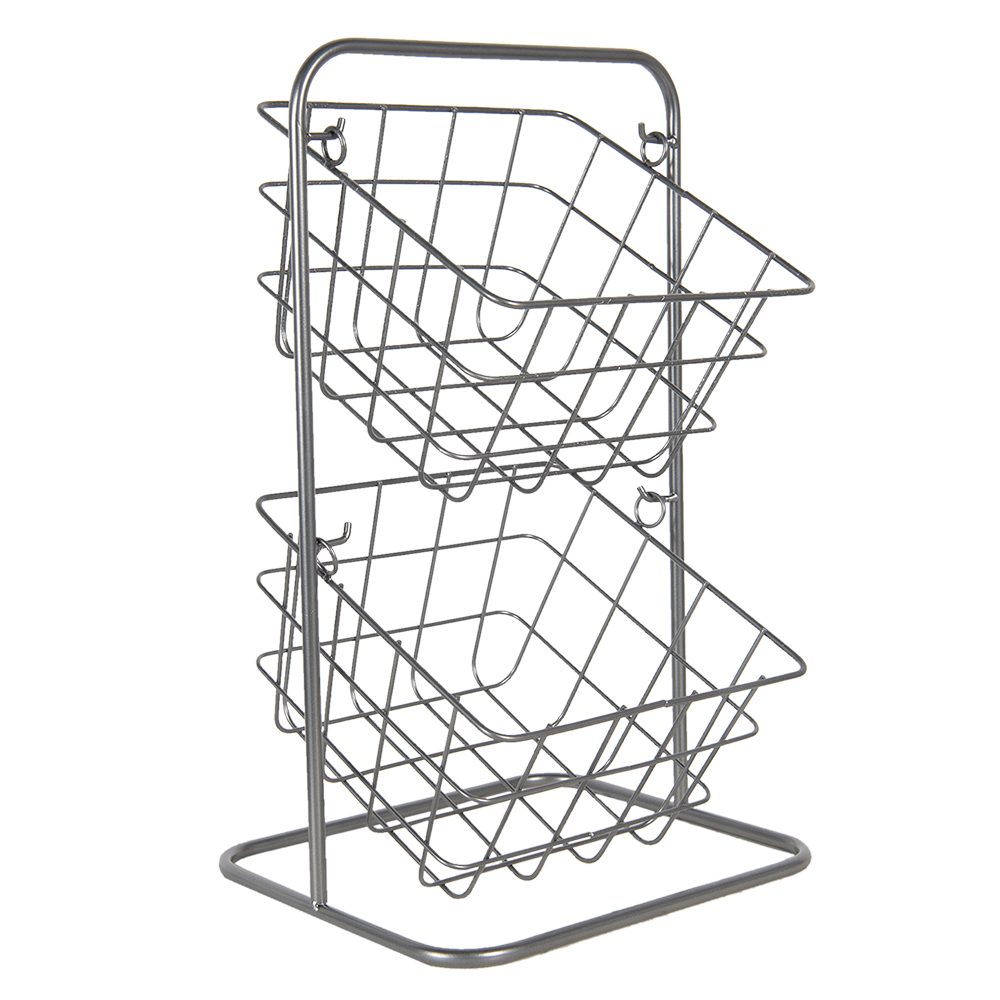 [6Y4555] Rek met manden 22x22x41 cm