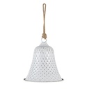 Cloche de Porte en Fonte Bel Blanc Ø 15x16 cm