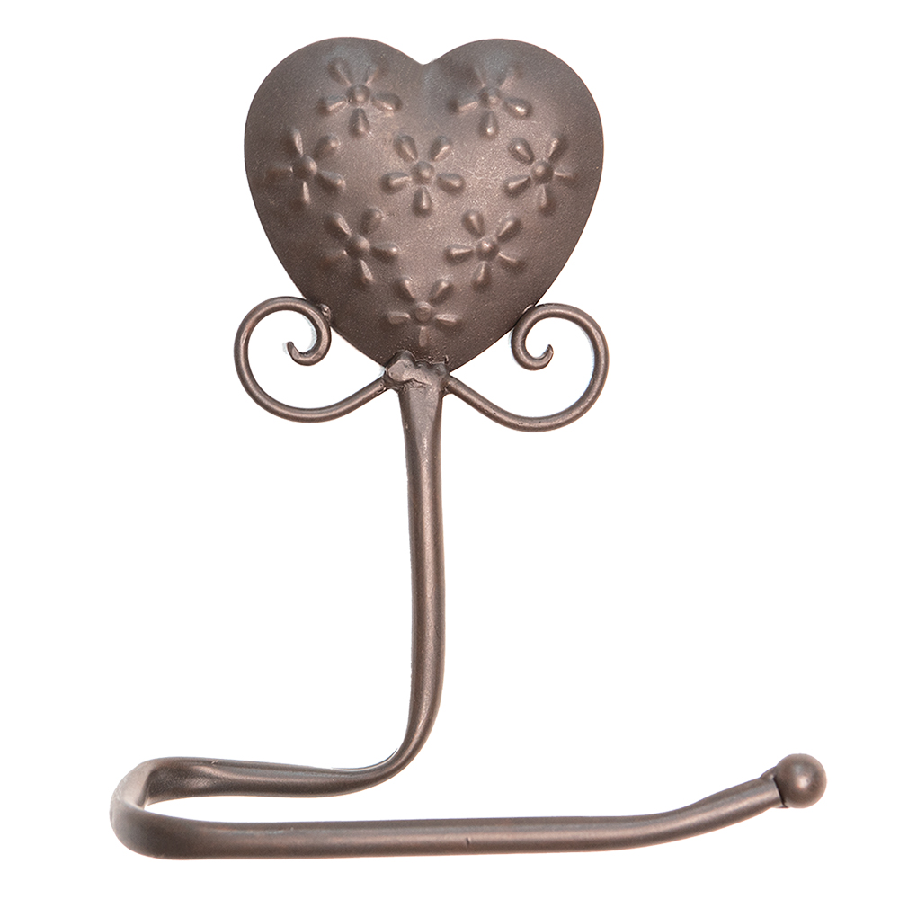 [6Y4732] Toilet Roll Holder Hanging Brown 19x11x22 cm