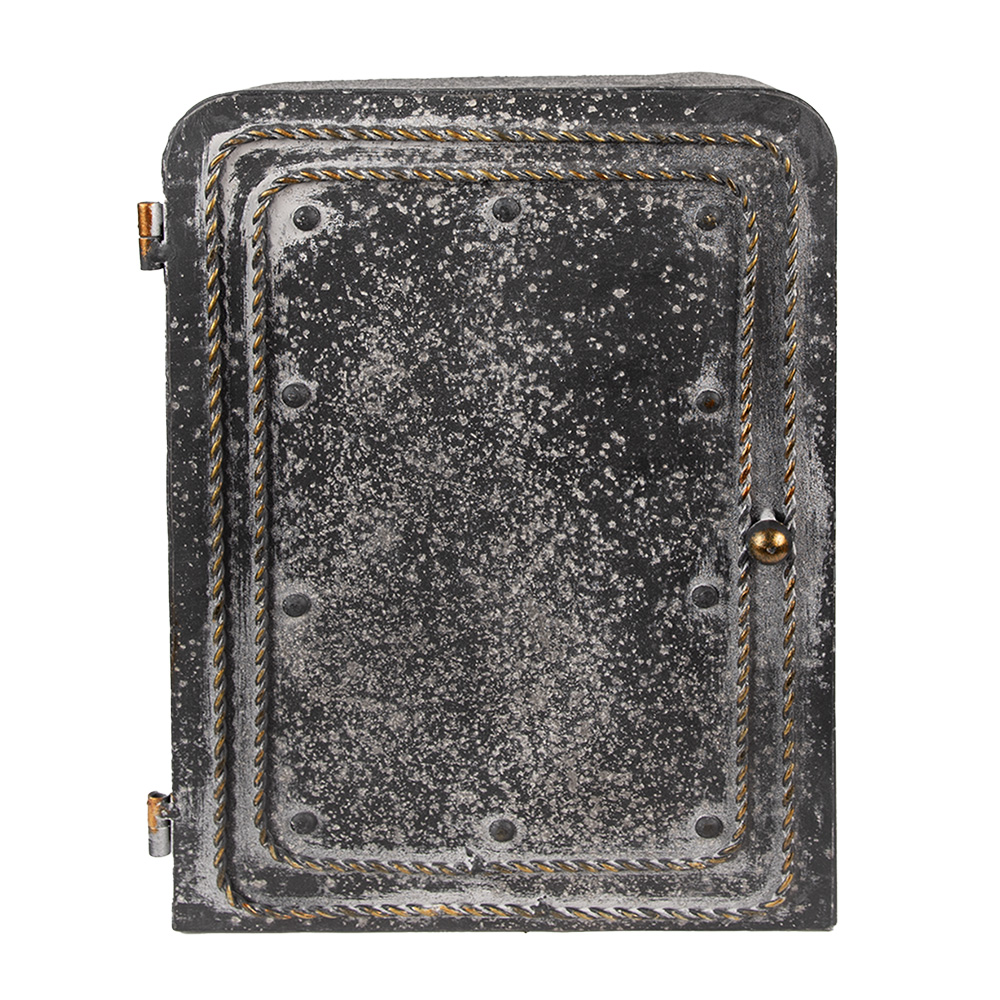 [6Y4781] Key Box Black Grey 23x10x30 cm