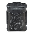 Letterbox Wall Black 26x8x39 cm