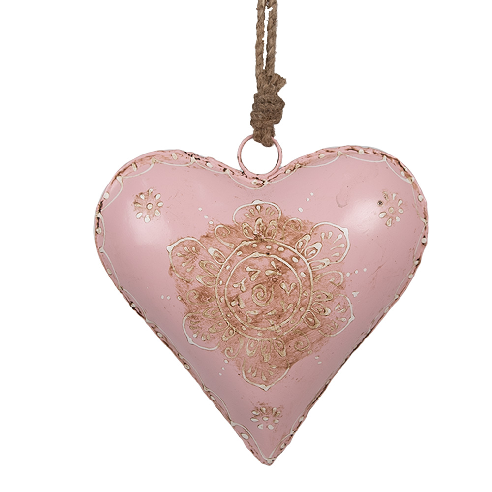 [6Y4814M] Decoratie hanger hart 15x5x15 cm
