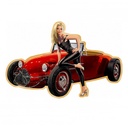 Text Board Car Red 41x1x27 cm