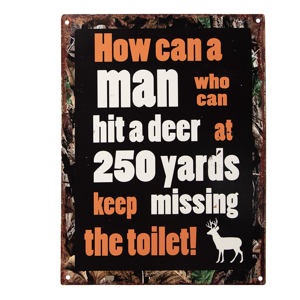 [6Y5135] Text Board Black 25x1x33 cm