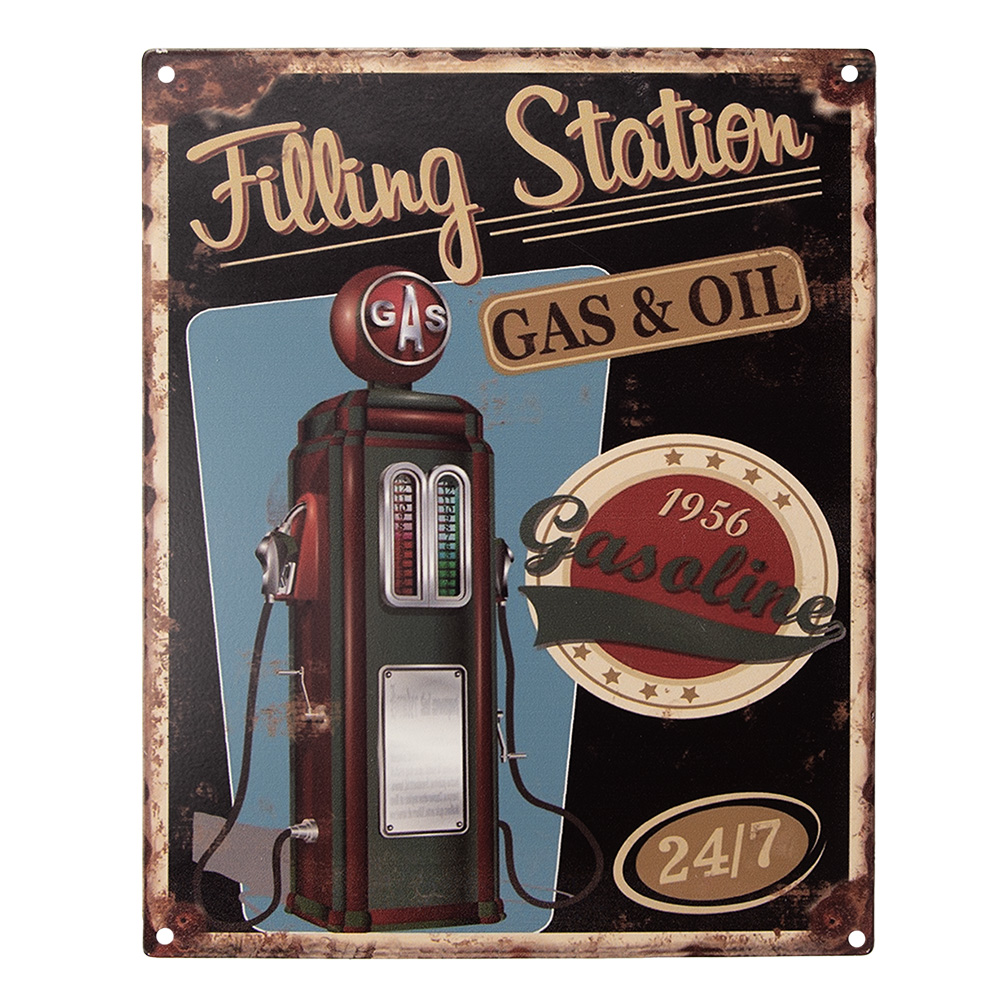 [6Y5179] Tekstbord 20x1x25 cm