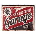 Text Board Red 25x1x20 cm