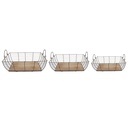 Manden (set van 3) 35x25x11 / 31x21x9 / 27x17x6 cm