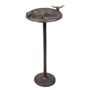 Bain doiseaux Marron 23x25x52 cm