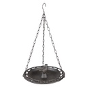Bird Bath Brown Ø 23x8/36 cm