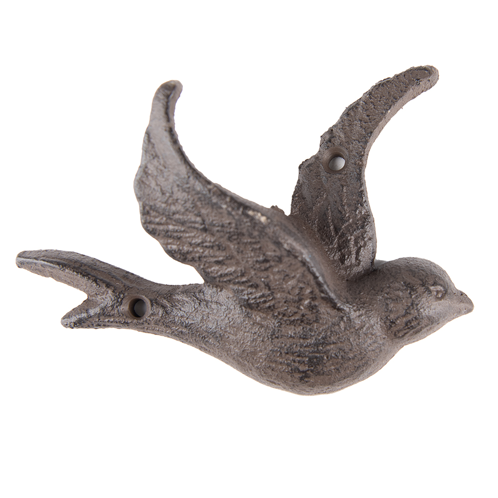 Decoratieve wandhaak 14x4x10 cm