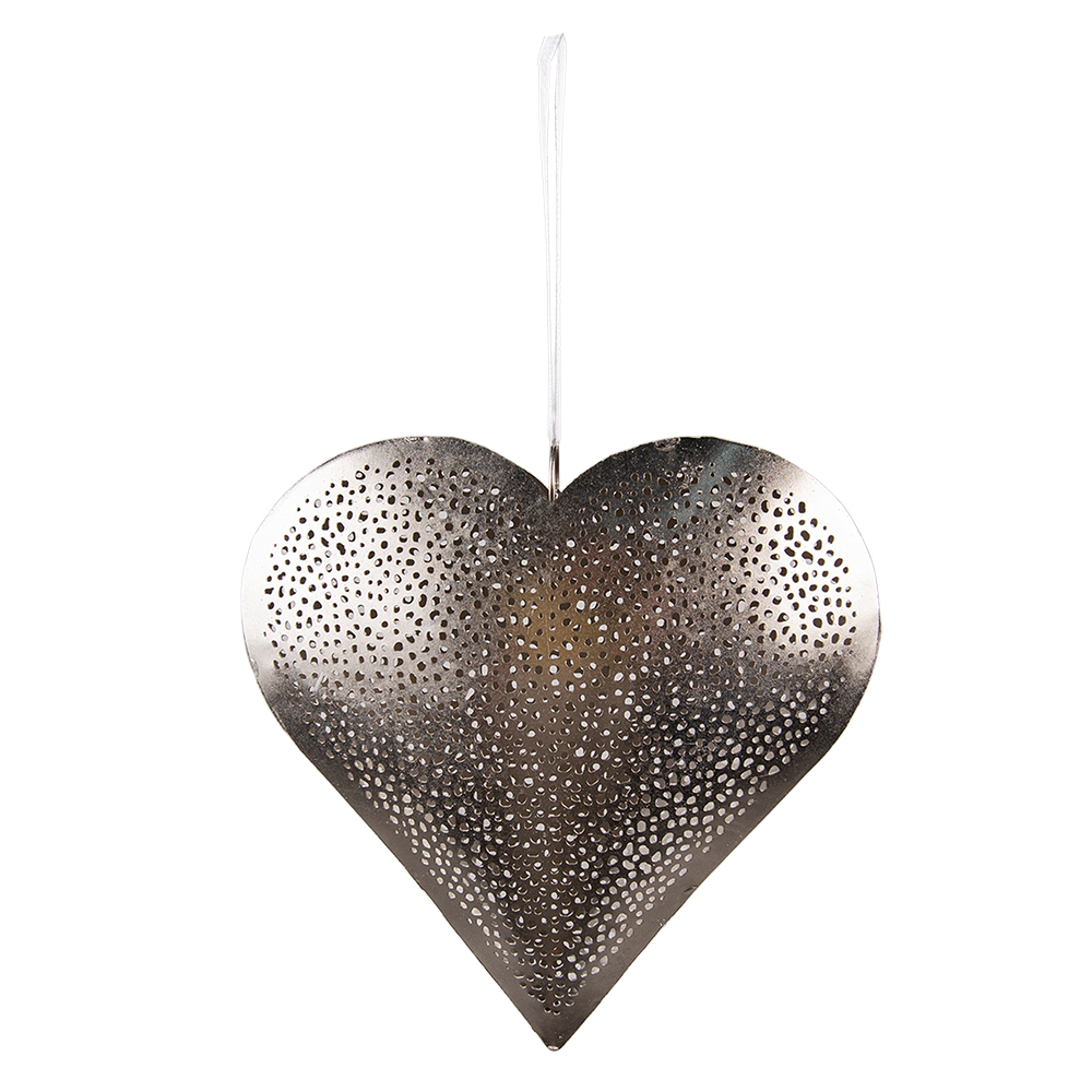 [6Y5390L] Decoratie hanger hart 20x4x20 cm