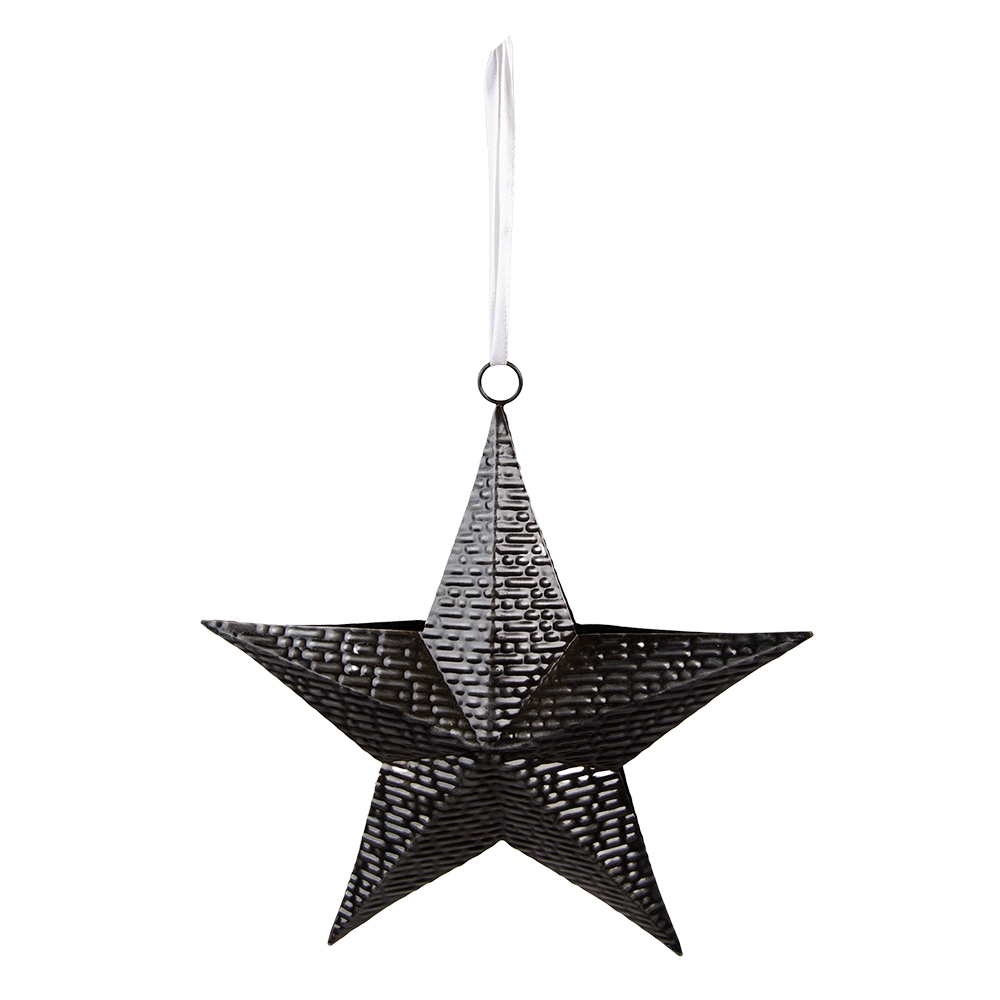 [6Y5393] Decoratie hanger ster 25x6x27 cm