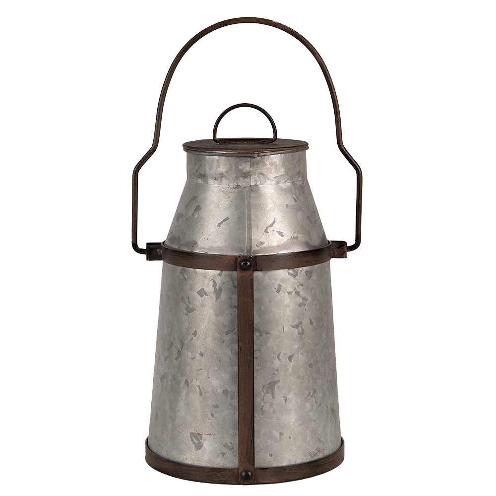 [6Y5408] Decoratie melkbus 21x20x31/44 cm