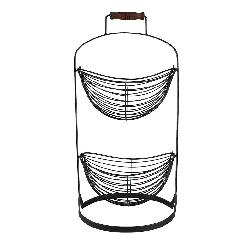 [6Y5410] Rek met manden 27x19x57 cm
