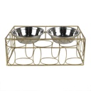 Dieren voerbak 38x20x13 cm / 2x500 ml