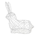 Basket Rabbit White 28x15x30 cm