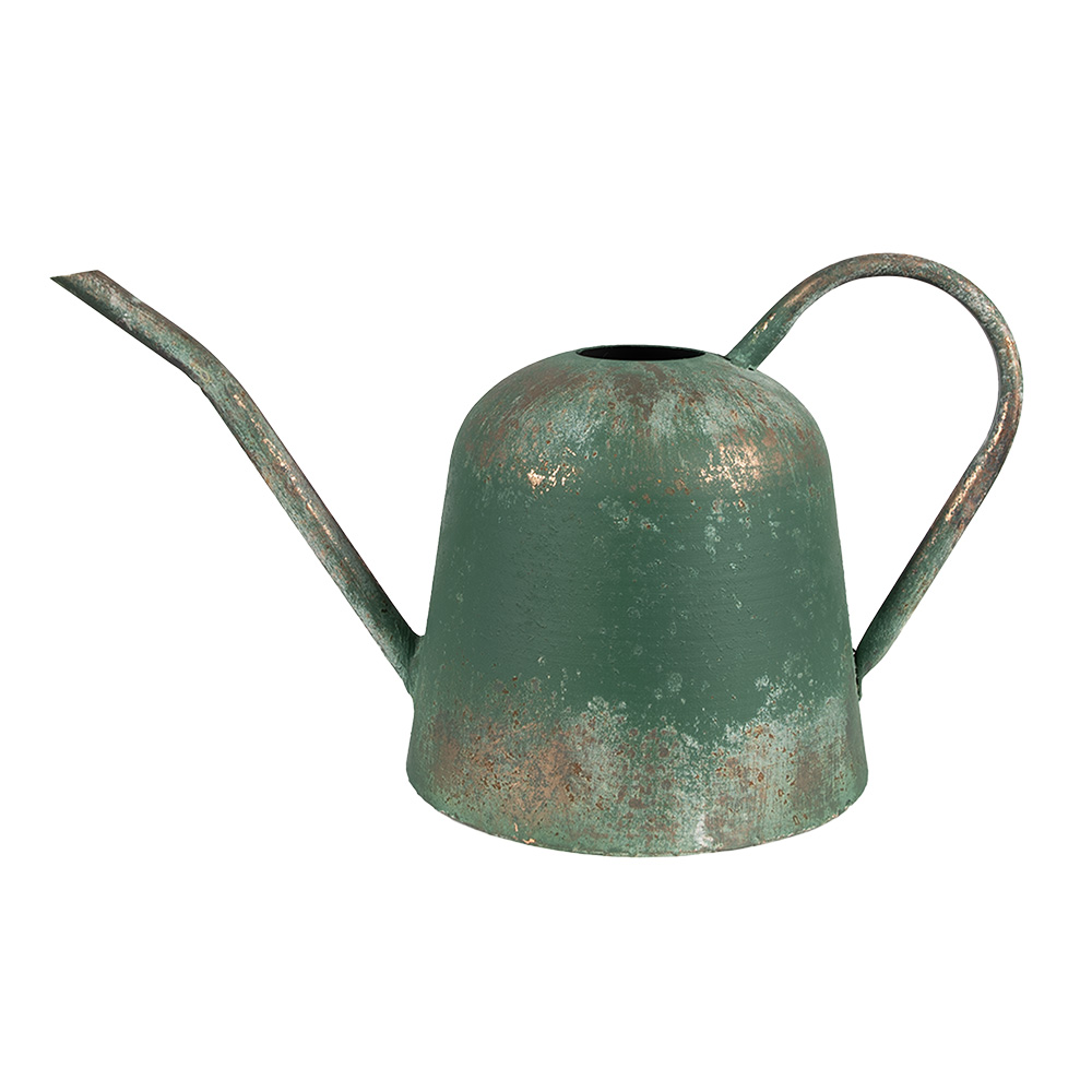 [6Y5499] Decorative Watering Can Green 41x20x23 cm