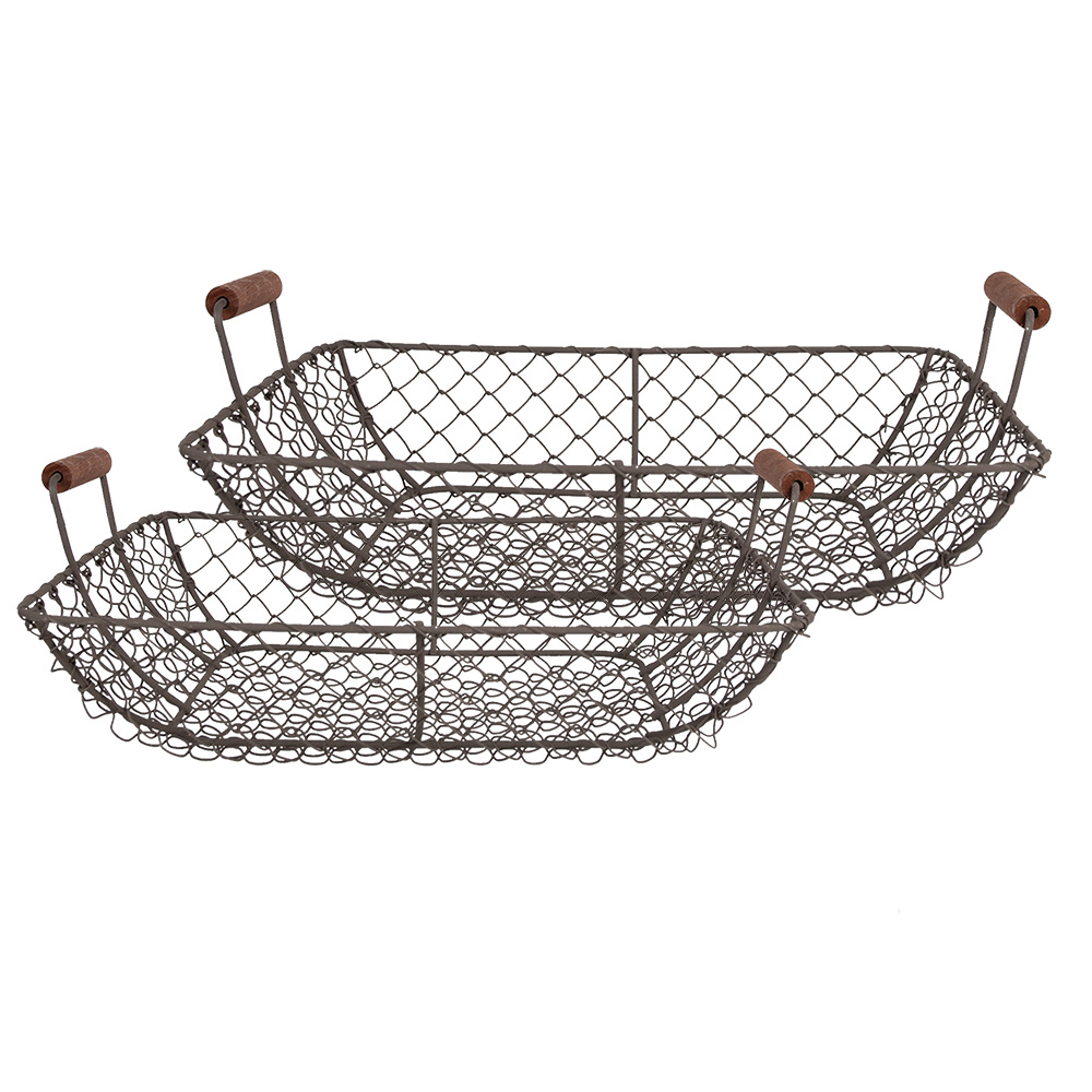 Manden (2) 40x34x14 / 36x30x13 cm