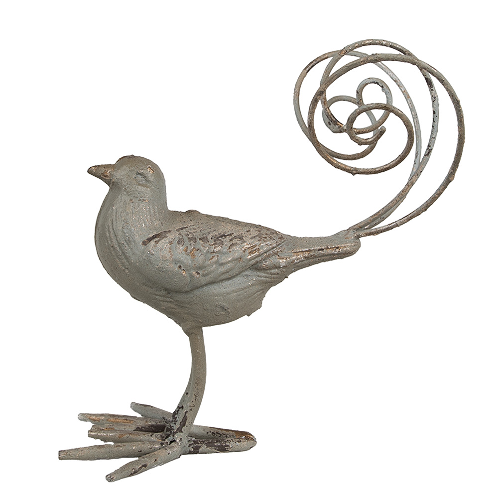 [6Y5589] Décoration Oiseau Vert 17x10x20 cm