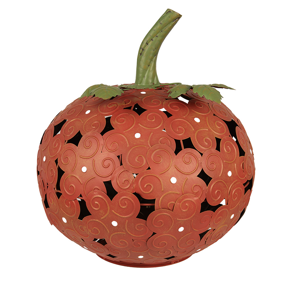 [6Y5616] Décoration Citrouille avec LED Orange Ø 34x38 cm