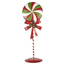 Dekoration Lollipop Rot Mit LED 36x29x100 cm / 3xAA